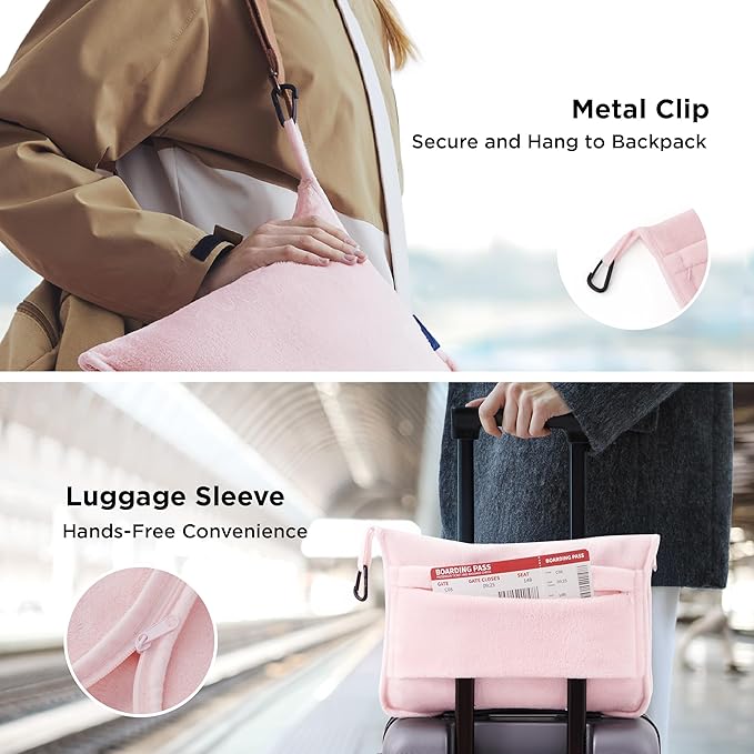Bedsure Travel Blanket Airplane Compact - Image 3