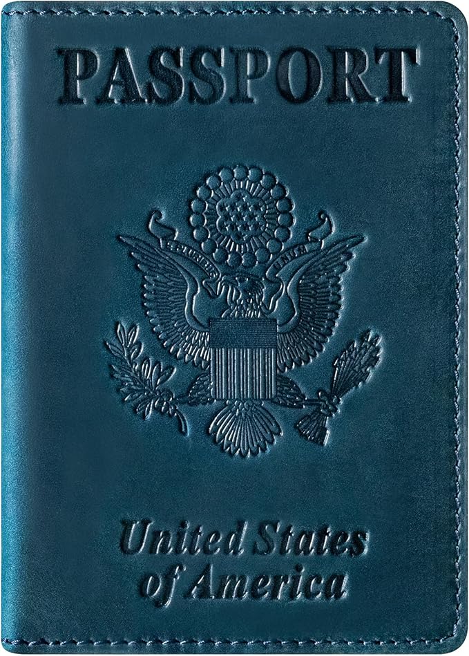 BIAOTIE Premium Leather Passport Holder Covers, Rfid Travel Wallet Passport by BIAOTIE