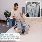 VENO 4 Pack Moving Bags Plastic Storage Totes Clothes Organization Large W - Image 2