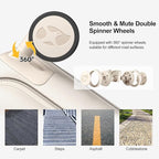 MGB 20 Inch Top Open Carry On Luggage 22x14x9 Airline Approved, Aluminum Frame - Image 4