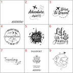 Personalized Leather Passport Holder, Custom Travel Wallet, Genuine Leather - Image 2