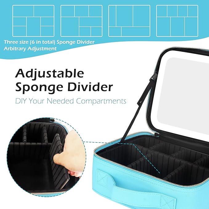 MOMIRA Travel Makeup Bag Cosmetic Bag Makeup Organizer Bag - Image 4
