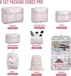 Veken 8 Set Packing Cubes for Travel Kids, Beach Vacation Essentials - Image 2
