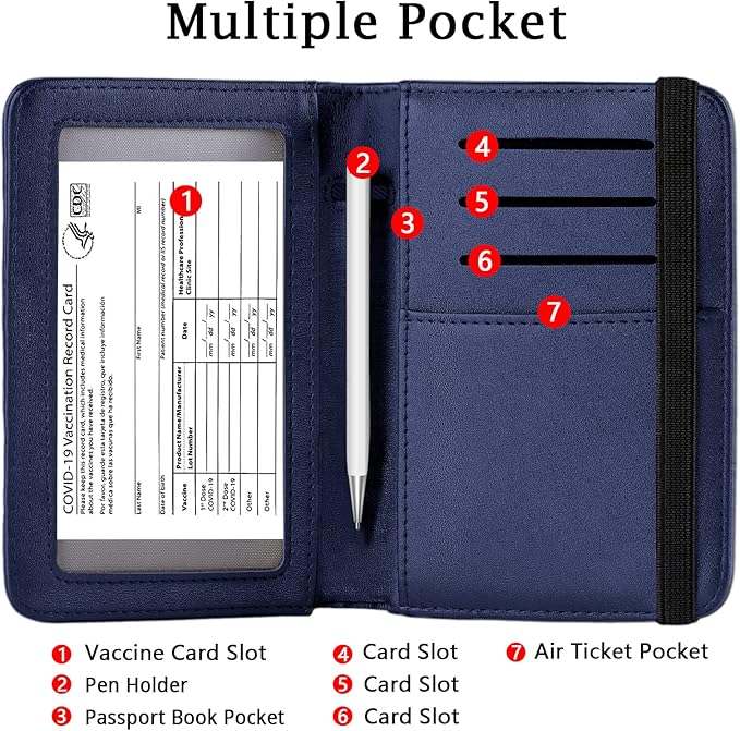 ZOPPEN Passport Holder Wallet, Passport Cover Travel Wallet Women Travel - Image 6