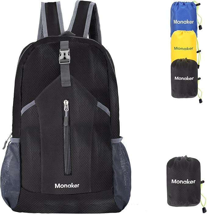 Ultralight 20L Foldable Backpack, Compact to Palm-Sized, Travel & Daily Use by Unknown