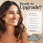 Pure Silk Sleep Mask Light Blocking Travel Essentials. Eye Masks - Image 4