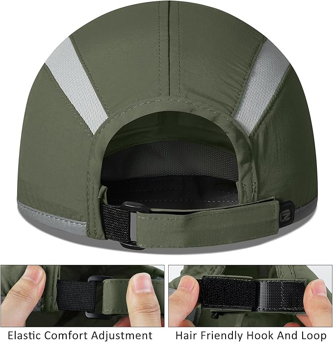 GADIEMKENSD Reflective Folding Outdoor Hat Unstructured Design UPF 50+ Sun - Image 3