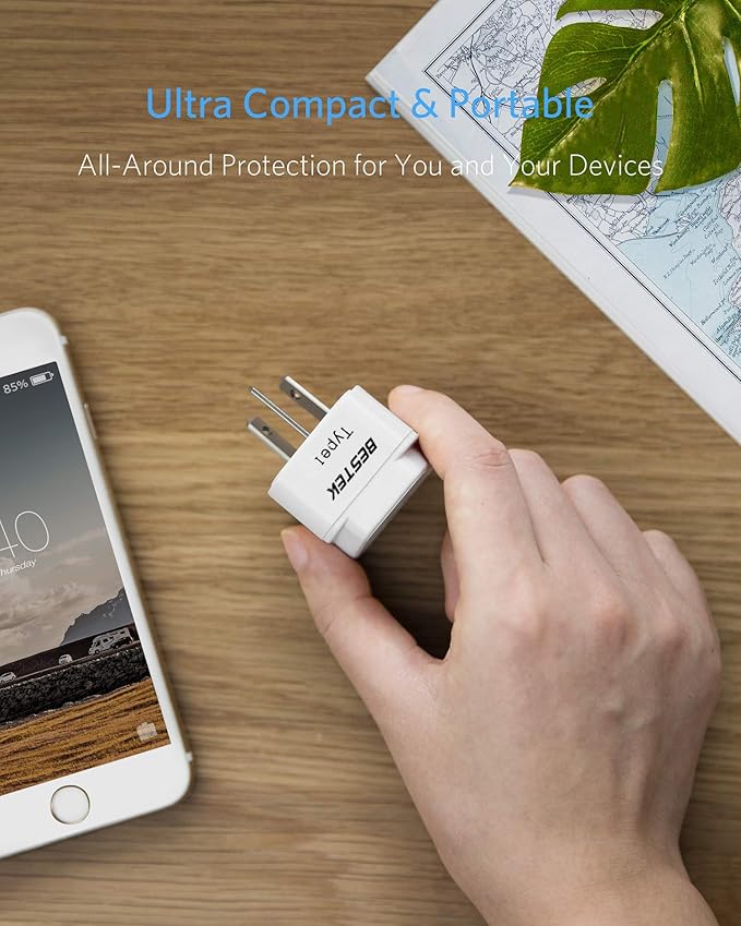 BESTEK Australia New Zealand Travel Plug Adapter, Grounded Universal Type I - Image 4