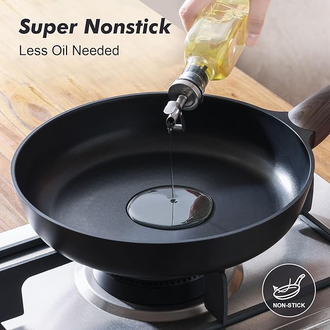 SENSARTE Nonstick Frying Pan Skillet 8Inch Non Stick Egg Pan Omelette Pans - Image 3
