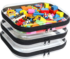 3PCS Zippered Transparent Cases by Unknown