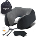 napfun Neck Pillow for Traveling, Upgraded Travel Neck Pillow for Airplane 100% by NAPFUN