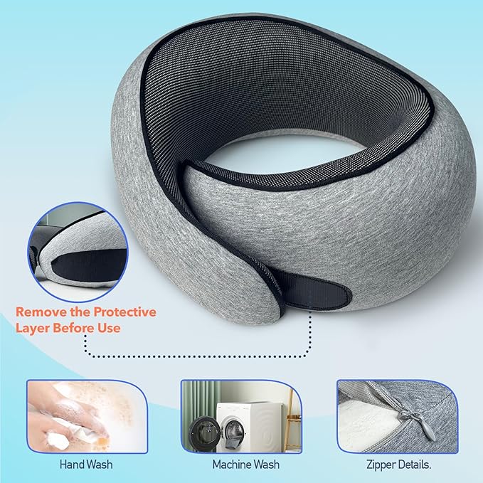 Travel Pillow | High-Density Memory Foam Pillow - Image 5