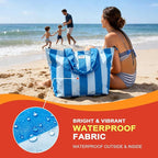 Beach Bags Waterproof Sandproof, XL Large Pool Tote Bag - Image 3