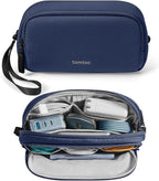 tomtoc Electronic Organizer Travel Case, Water Resistant Dual Compartment Tech by tomtoc