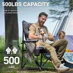 EVER ADVANCED Padded Oversized Folding Camping Chair - Image 5