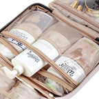 NISHEL Travel Toiletry Bag for women, Portable Hanging Organizer for Full-Sized - Image 6