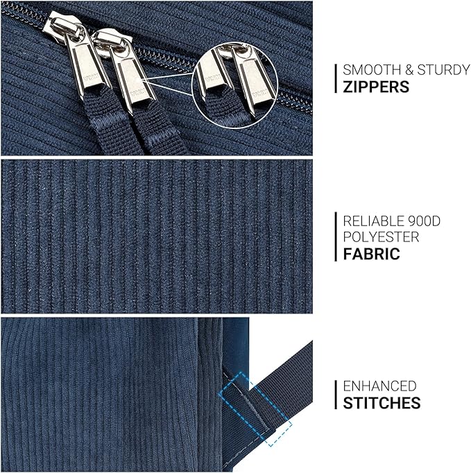 ZORFIN 26L Backpack for College, and Travel: Corduroy Bookbag - Image 6