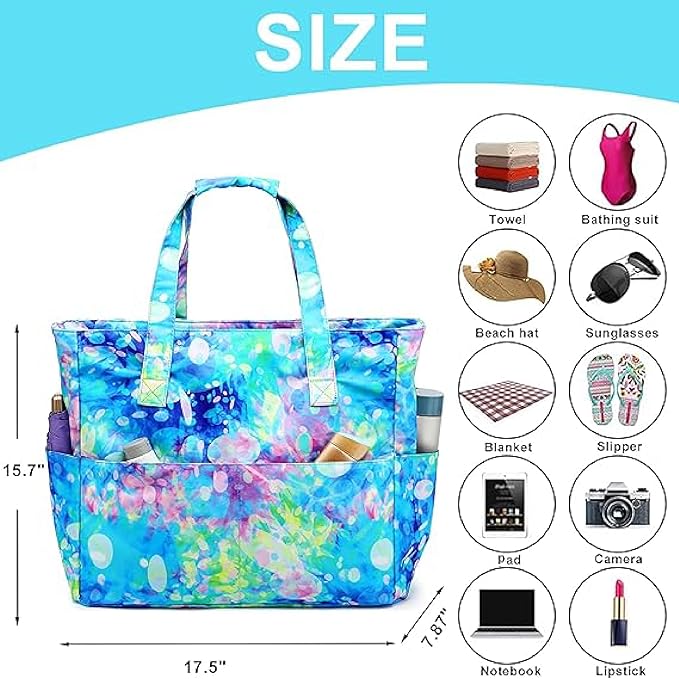 Waterproof Beach Tote Pool Bags - Image 6
