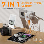TESSAN Universal Travel Adapter, International Power Adapter - Image 3