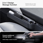 YONZEE 2-in-1 Car Steering Wheel Desk Tray & Car Seat Gap Filler Organizer – - Image 3