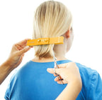 Original CreaClip MEDIUM and Scissors For FINE, THIN HAIR - As seen on Shark Tank - Hair Cutting Tool for Layers Bangs Split Ends Kids Hair Cut, Hair Cutting Guide
