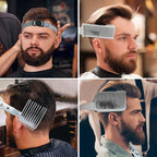 5PC， fading trimming comb, fading comb, self hair cutting tool, men's self hair cutting kit, very suitable for professionals and families to use.