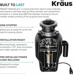 KRAUS Standart PRO™ 32-inch 16 Gauge Undermount 60/40 Double Bowl Stainless - Image 12