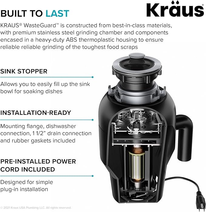 KRAUS Standart PRO™ 32-inch 16 Gauge Undermount 60/40 Double Bowl Stainless - Image 12
