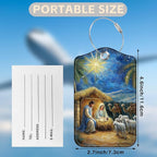 Nativity Scene Set of 2 Luggage Tags - Image 2