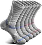 BULLIANT Compression Socks for Men 6Pairs, Athletic Crew Socks Cushioned For by BULLIANT