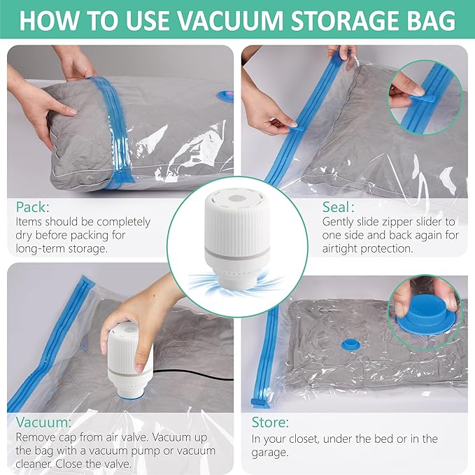 Cozy Essential 20 Pack Vacuum Storage Bags - Image 7