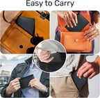HIFA Leather Passport Holder, Handmade Passport Cover - Image 3