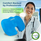 LuminaRest® Gel Seat Cushion for Tailbone Pain Relief – CertiPUR-US® Certified - Image 6