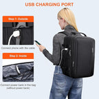 PIJUSHI Travel Backpack for Women Men Expandable Carry on Luggage Backpack - Image 6