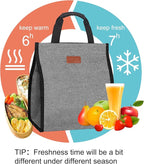 Lunch Bags for Women Insulated Reusable Lunch Tote - Image 5