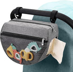 Accmor Insulated Side Sling Stroller Saddle Bag Organizer, Universal Stroller - Image 2