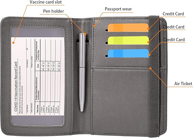 ZOPPEN Passport Holder Wallet, Passport Cover Travel Wallet Women Travel - Image 7