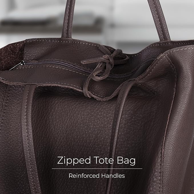 Italian Calf Leather Tote for Women - Image 3
