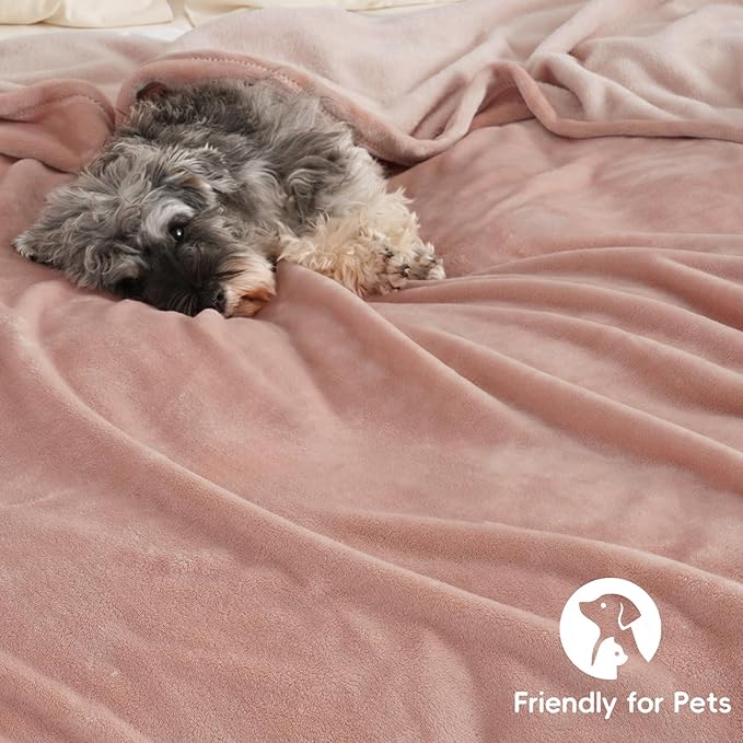 PHF Ultra Soft Fleece Blanket Twin Size, No Shed No Pilling Luxury Plush Cozy - Image 5