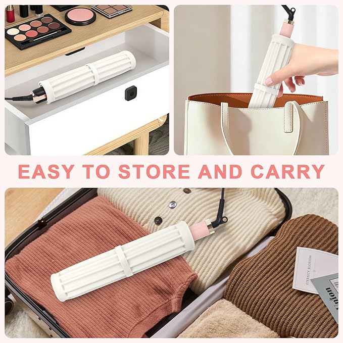 Oversize Silicone Heat Resistant Mat, Professional Hot Hair Tools Mat for Curling Iron, Flat Iron, Hair Straightener, Portable Hot Pad Cover with Velcro for Travel Home Salon(14.2" x 11.0")