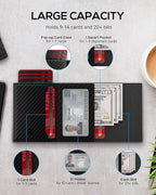 Mens Wallet Card Holder for AirTag: Smart Wallet Compatible - Image 2