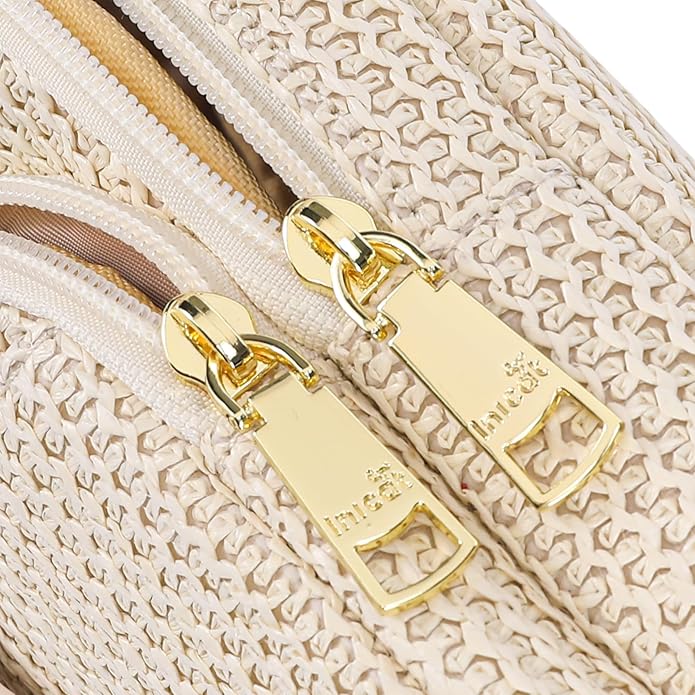 Haytijoe Summer Straw Purse Small Sling Bag RFID Blocking Crossbody Bags - Image 6