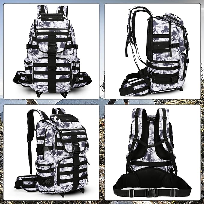 50L Military Tactical Backpack Hiking Waterproof Backpack Large Military Pack 3 - Image 4