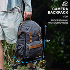 Padwa Lifestyle Black Camera Backpack - Image 6
