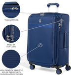 Travelpro VersaPack+ Lightweight Softside Expandable Checked Luggage, 8 Spinner - Image 3