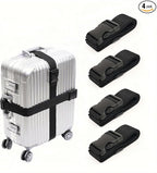Adjustable Heavy-Duty Luggage Straps by Unknown