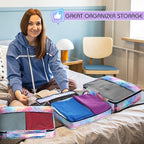 5 Pcs Packing Cubes for Suitcase Large Travel Cubes Carry on Luggage Organizer - Image 6