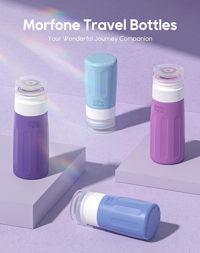 Morfone 16 Pack Silicone Travel Bottles Set - Image 2