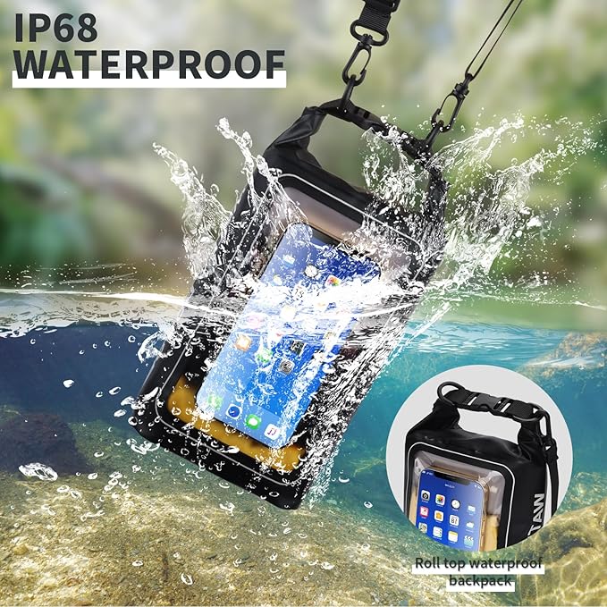 IP68 Waterproof Dry Bag, 2L - Image 4