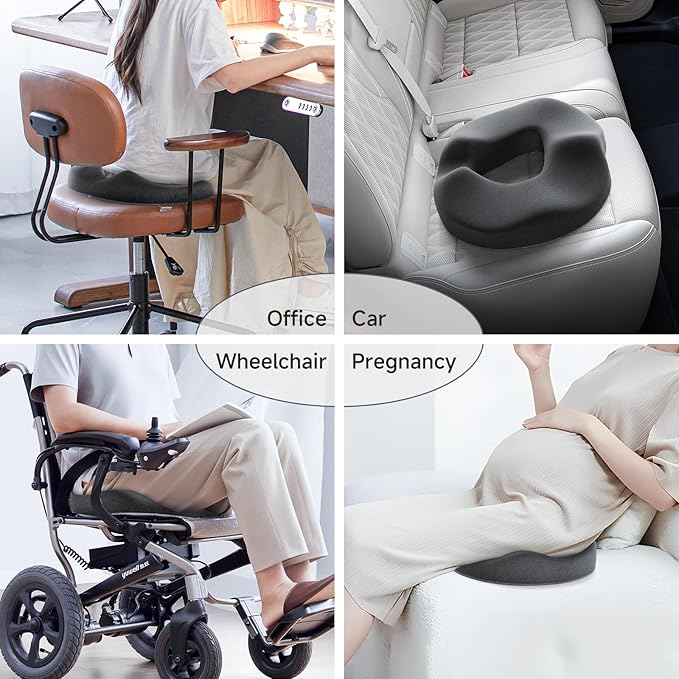 Benazcap Donut Pillow Seat Cushion Hemorrhoid Pillow - Image 6